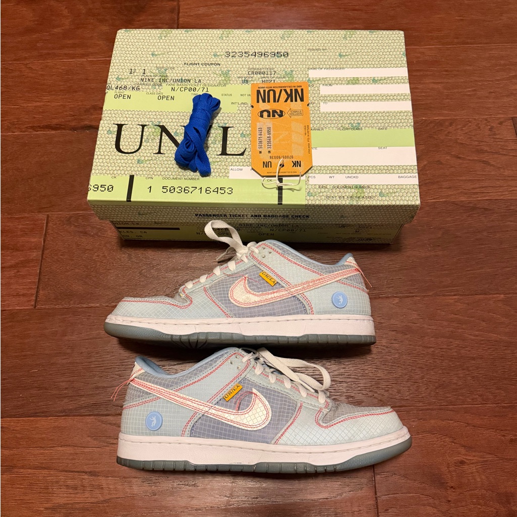 Nike Dunk Low Union Passport Pack- Argon